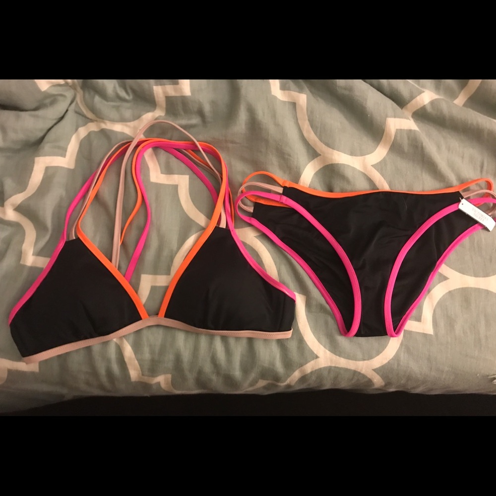Brand New Strappy Victoria Secret Large Bikini Set